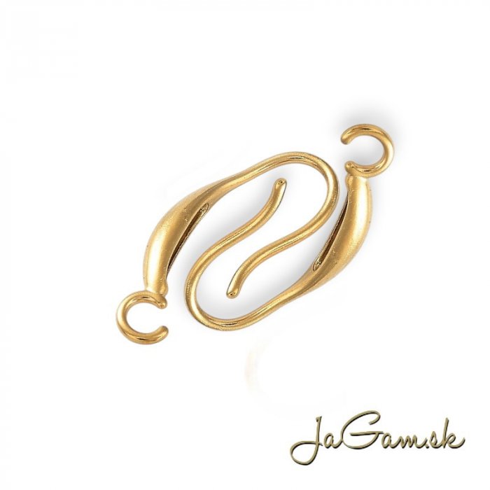 Náušnicové zapínanie 19mm chirurgická oceľ, 2ks (CH1701g)